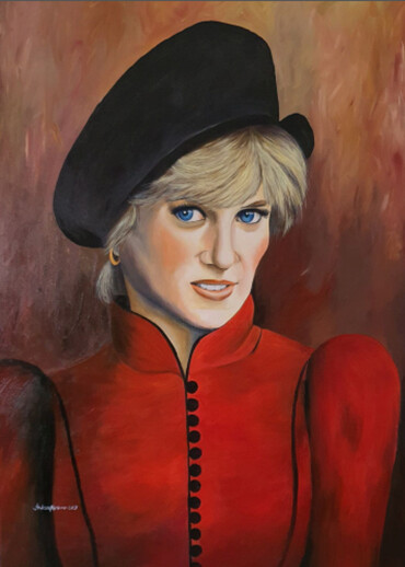 Malerei mit dem Titel "Diana" von Andrea Mariano, Original-Kunstwerk, Acryl