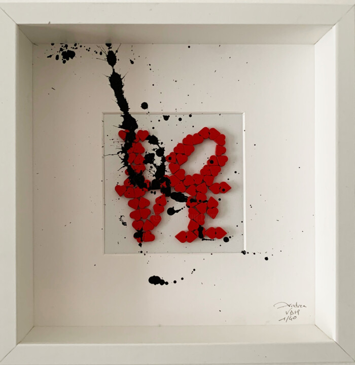 Peinture intitulée "Love my Stain" par Andrea Van Der Hoeven, Œuvre d'art originale, Acrylique Monté sur Châssis en bois