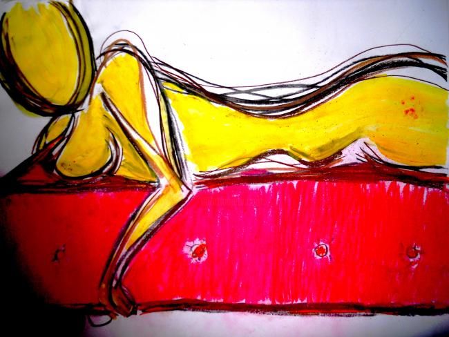Peinture intitulée "So-fat" par Andréa Perez, Œuvre d'art originale