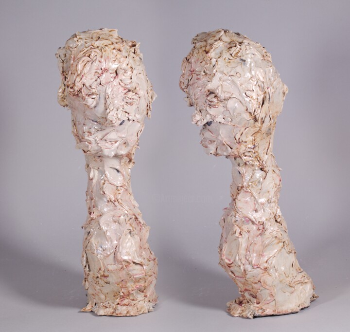 Скульптура под названием "Polydektes" - Andreas Loeschner-Gornau, Подлинное произведение искусства, Керамика