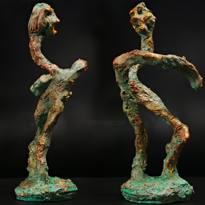 Escultura titulada "Echidna" por Andreas Loeschner-Gornau, Obra de arte original, Metales