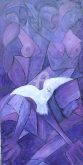 Картина под названием "Holy Spirit" - André Da Luz (luxbridge), Подлинное произведение искусства