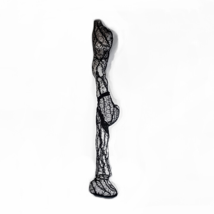 Sculpture intitulée "Nu de femme No. 2" par Andreea Talpeanu, Œuvre d'art originale, Tissu