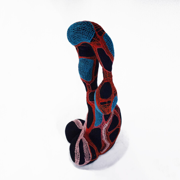 Nu De Soumise, Textile Art by Andreea Talpeanu Artmajeur