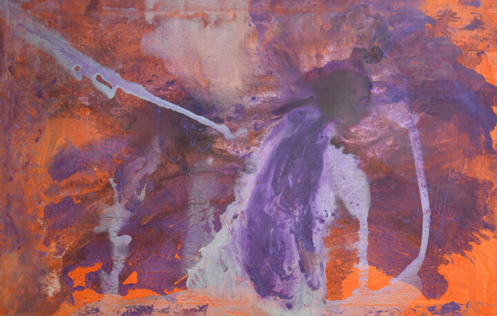 Peinture intitulée "Birth of a Galaxy N…" par Andrei Autumn, Œuvre d'art originale, Acrylique