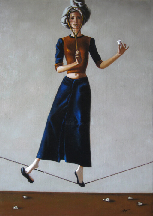 Malarstwo zatytułowany „Balance” autorstwa Andrei Buryak, Oryginalna praca, Olej