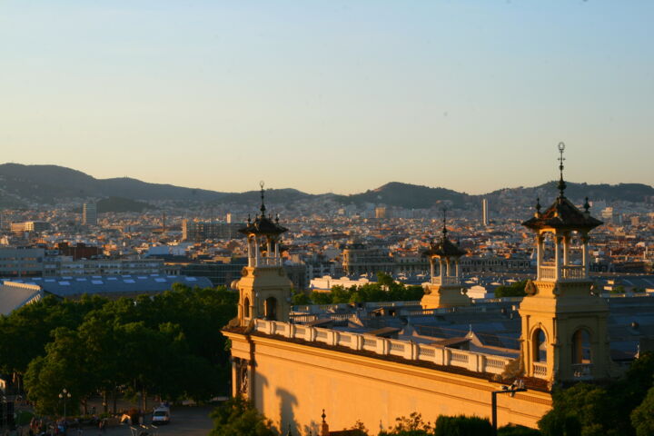 Photography titled "Roofs Of Barcelona" by Andrei Klenov, Original Artwork