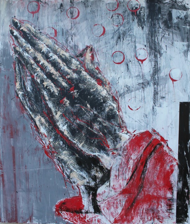Картина под названием "ком" - Андрей Савицкий, Подлинное произведение искусства, Масло