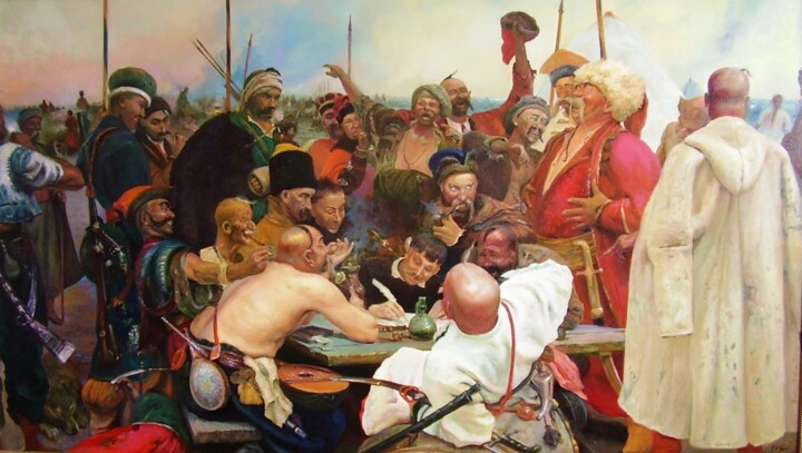 Malerei mit dem Titel "Копия" von Andrej Denisenko, Original-Kunstwerk