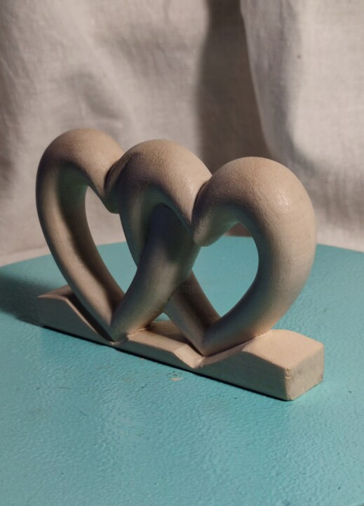 Sculpture intitulée "Valentine" par Андрей Латышев, Œuvre d'art originale, Bois