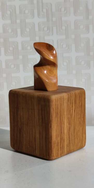 Sculpture titled "Gnome" by Andrei Latyshev, Original Artwork, Wood
