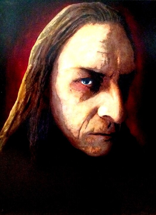 Painting titled "Pascal" by Andrej Platounov, Original Artwork, Oil