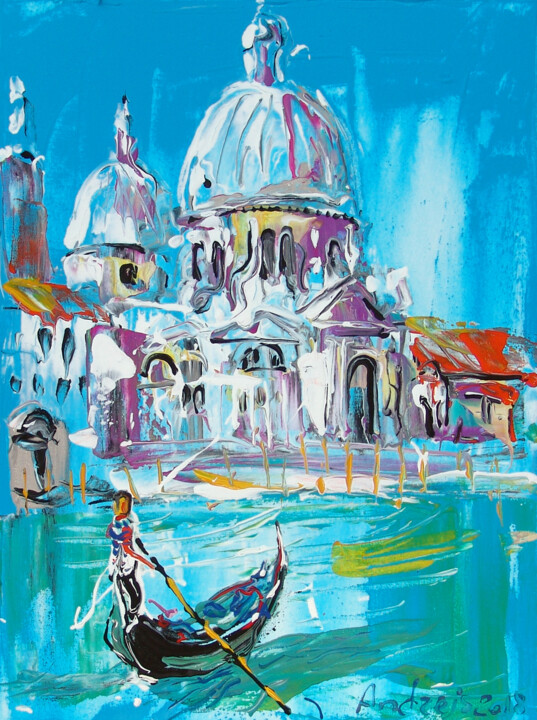 绘画 标题为“Venice. Basilica de…” 由Andrejs Bovtovičs, 原创艺术品, 丙烯