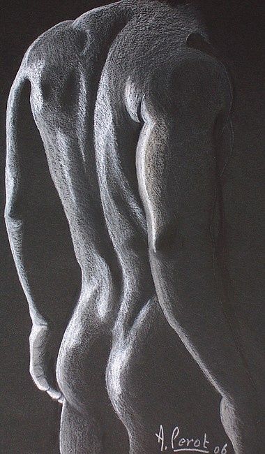 Peinture intitulée "Body and soul - 1" par André Lerot, Œuvre d'art originale