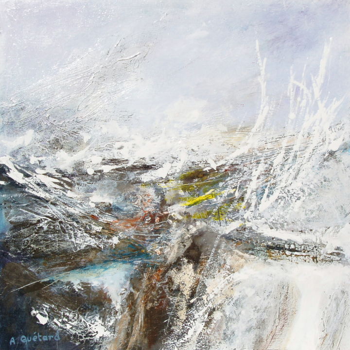 Картина под названием "14-turbulence-1.jpg" - André Quétard, Подлинное произведение искусства, Масло