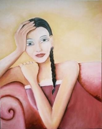Painting titled "Victoria" by Andre Rippert, Original Artwork