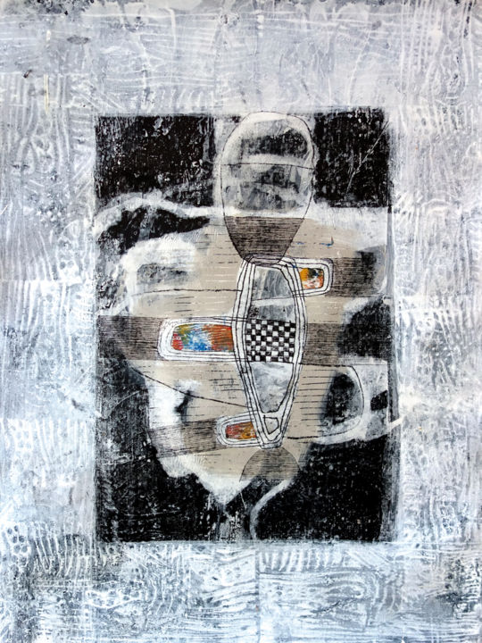 Painting titled "am-4-18-3.jpg" by André Rollet, Original Art, Acrylic