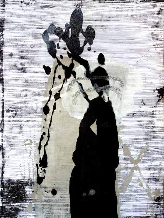Painting titled "am-4-18-5.jpg" by André Rollet, Original Art, Acrylic