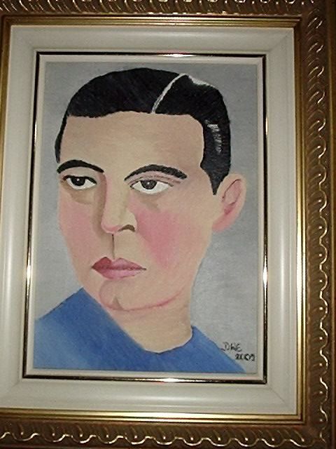 Pintura intitulada "menino" por Andressa Trevisan, Obras de arte originais,