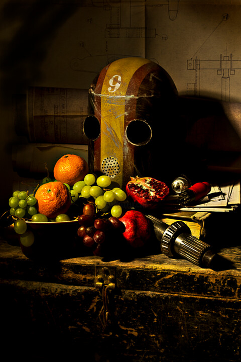 Photographie intitulée "9-with-fruit.jpg" par Andrew, Œuvre d'art originale