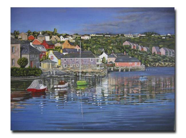 Painting titled "Kinsale (Ireland)" by Andrew Britton, Original Artwork