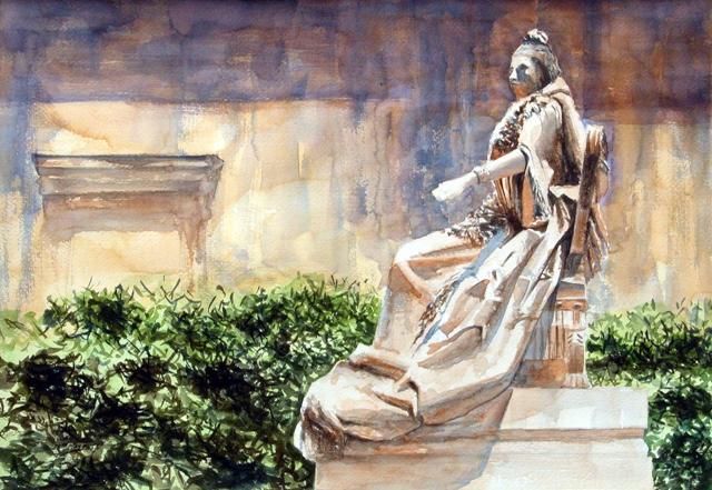 Ζωγραφική με τίτλο "Queen Victoria, Val…" από Andrew Borg, Αυθεντικά έργα τέχνης