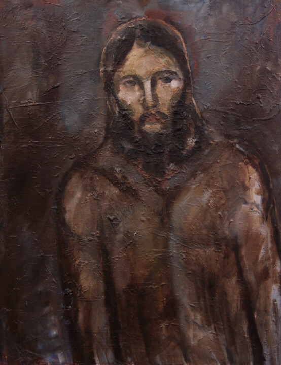 Painting titled "to Calvary" by Andrey Piskun, Original Artwork