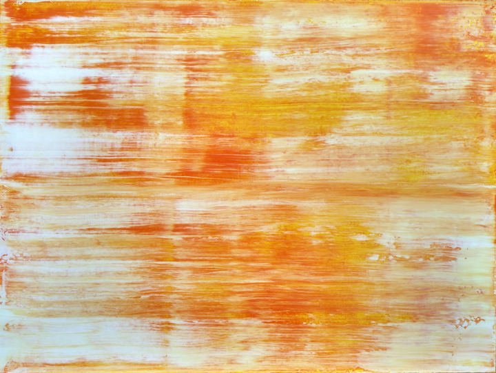 Painting titled "Orange summer-3 (60…" by Andrey Visokinsky, Original Artwork, Acrylic
