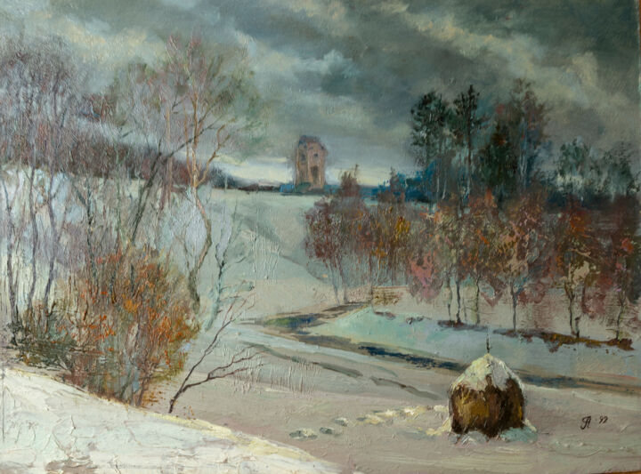 Ζωγραφική με τίτλο "Старый этюд" από Андрей Яковлев, Αυθεντικά έργα τέχνης, Λάδι
