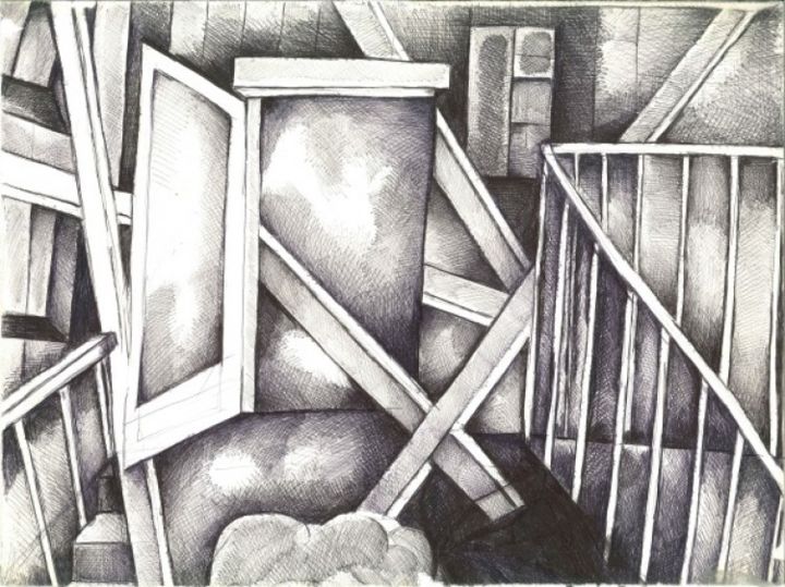 Drawing titled "untitled.8.jpg" by Andrey Zimin, Original Artwork