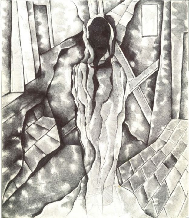 Drawing titled "Untitled.5.jpg" by Andrey Zimin, Original Artwork