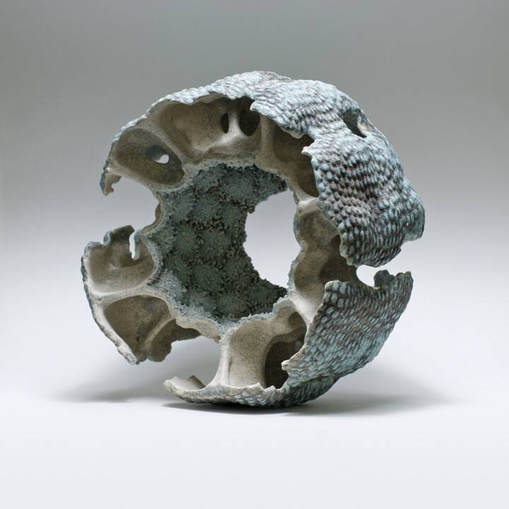 Sculpture titled "Shell#7" by Andrii Kyrychenko, Original Artwork, Ceramics
