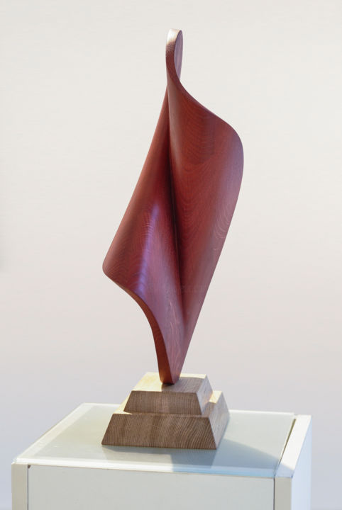 Sculpture titled ""Deformation of the…" by Andrij Savchuk, Original Artwork, Wood
