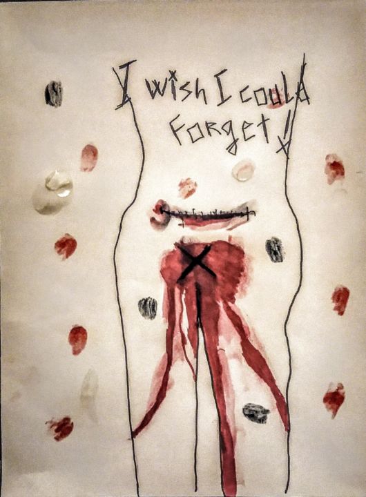 "I wish #1" başlıklı Tablo Andromeda Glitterjoy tarafından, Orijinal sanat, Akrilik