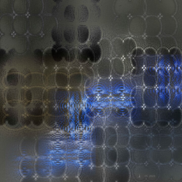 Artes digitais intitulada "Spin networks of gr…" por Andrzej Maląg, Obras de arte originais, Pintura digital