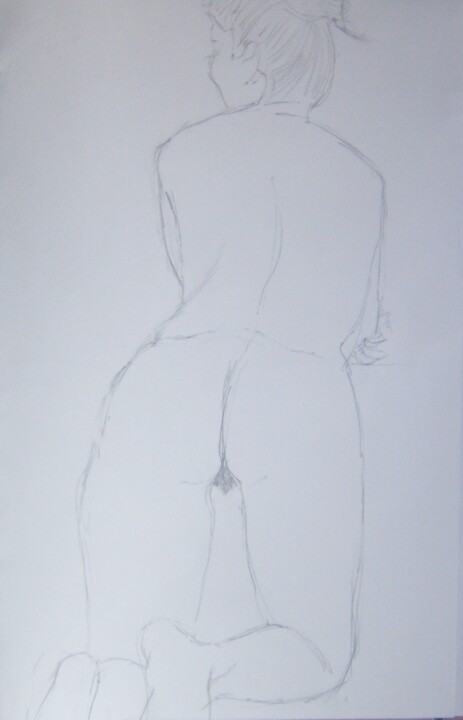 Drawing titled "Tues 25 Feb" by Andy Hudson, Original Artwork, Other