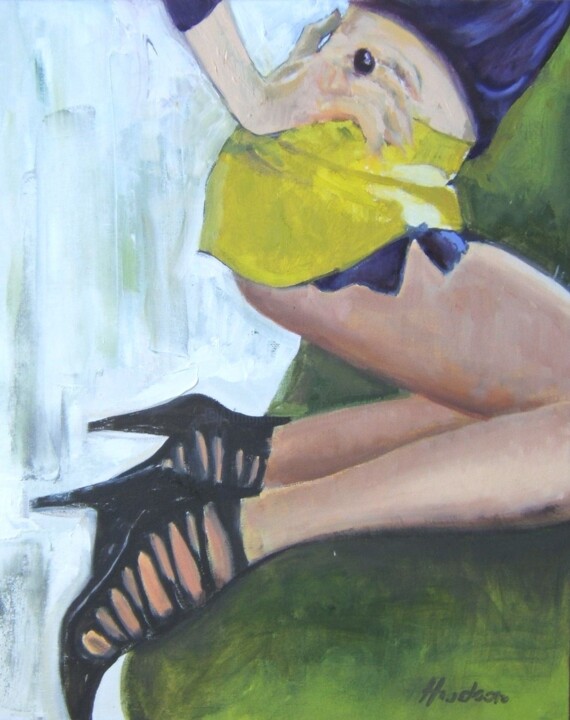 Painting titled "Mannequin -1" by Andy Hudson, Original Artwork, Oil