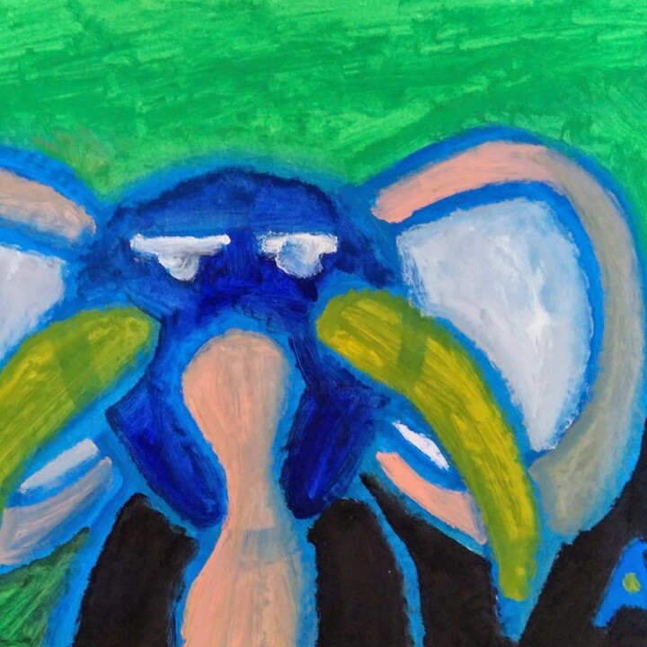 Painting titled "elephant27.jpg" by Andy Pilgrimm, Original Artwork