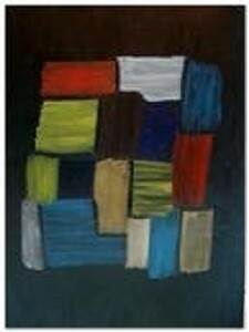 Painting titled "composition abstrai…" by Andy Pilgrimm, Original Artwork