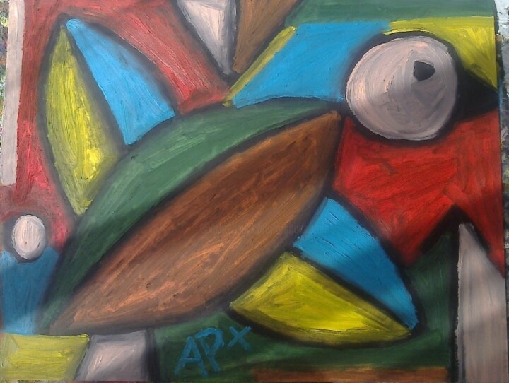 Peinture intitulée "oiseau17.jpg" par Andy Pilgrimm, Œuvre d'art originale