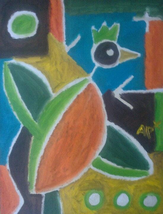 Painting titled "oiseau22.jpg" by Andy Pilgrimm, Original Artwork, Other