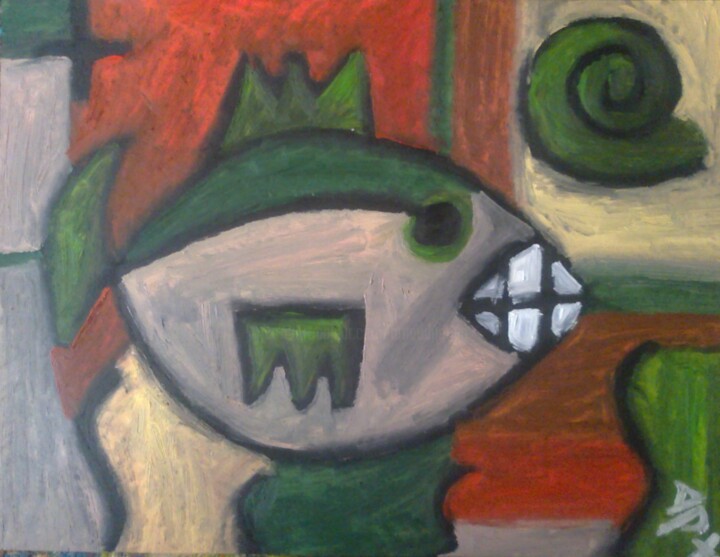 Painting titled "poisson15.jpg" by Andy Pilgrimm, Original Artwork, Other
