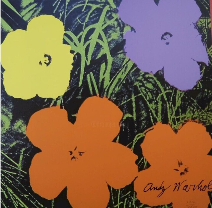 Printmaking titled "Andy Warhol 'Flower…" by Andy Warhol, Original Artwork, Lithography