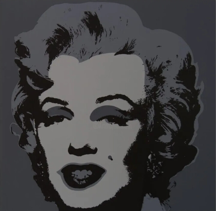 Prenten & gravures getiteld "ANDY WARHOL Marilyn…" door Andy Warhol, Origineel Kunstwerk, Zeefdruk