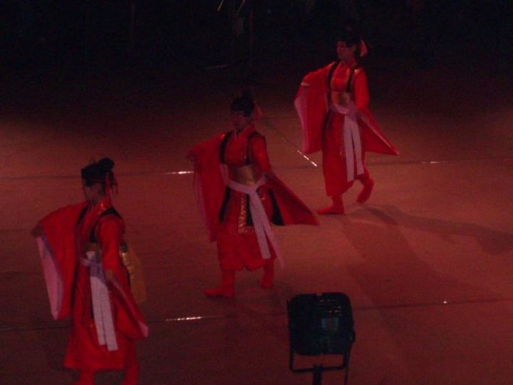 Фотография под названием "Japanese dancers" - Еthnographer -Photographer, Подлинное произведение искусства