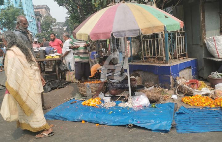 Photographie intitulée "Market" par Angela Caillaud S., Œuvre d'art originale, Photographie numérique