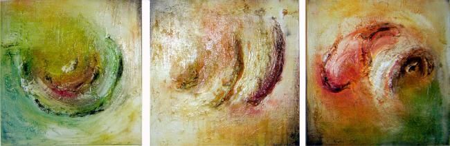 Pittura intitolato "composizione 5" da Angela Govi, Opera d'arte originale