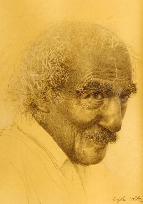 Zeichnungen mit dem Titel "Portrait. Pencil dr…" von Drawing, Original-Kunstwerk