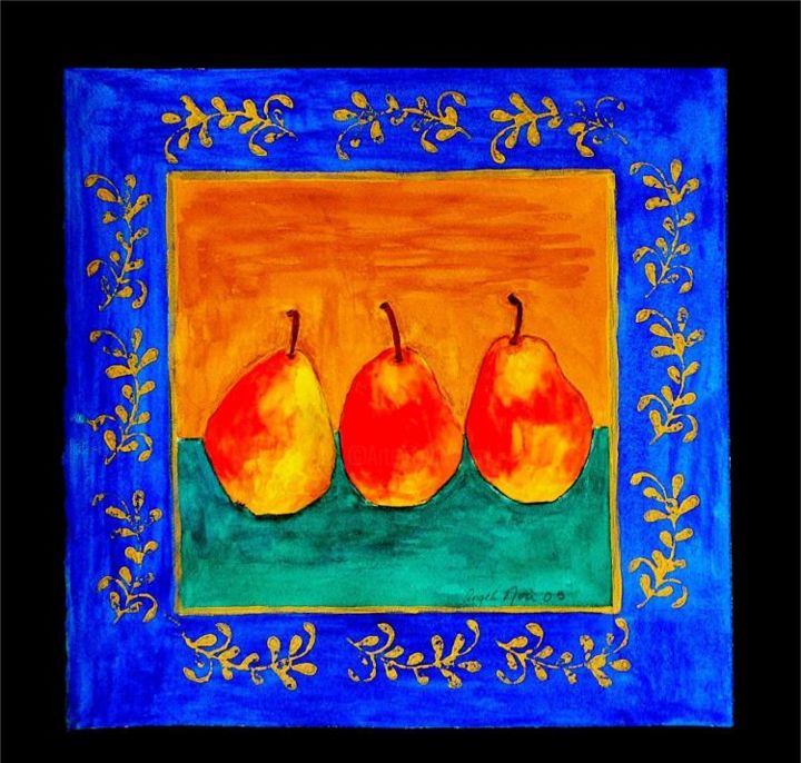 Painting titled "Fall in Firenze #1" by Angela Nori, Original Art,
