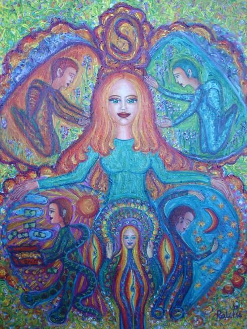 Pintura titulada "sorceress" por Fairy_aritst, Obra de arte original